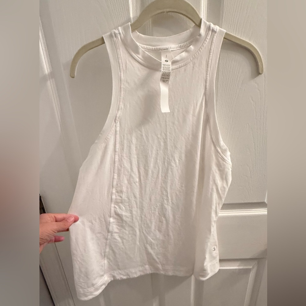 lululemon athletica White Racerback Tank Top